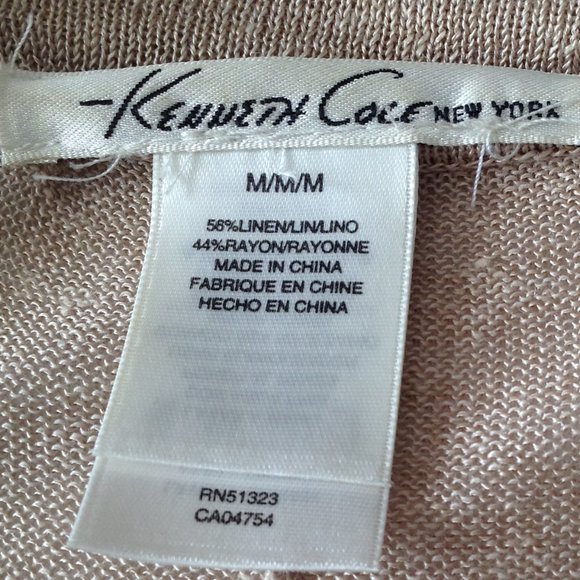 Kenneth Cole linen cardigan - Picture 4 of 6